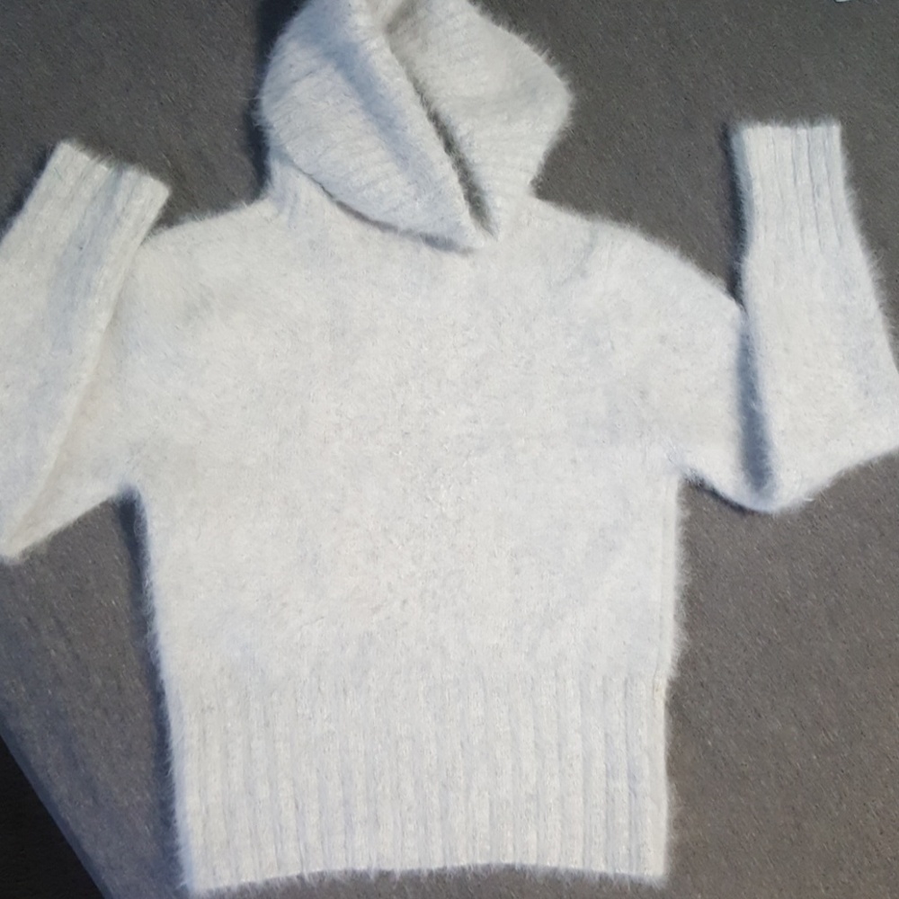 Rabbit hair sweater.. Beautiful and soft.